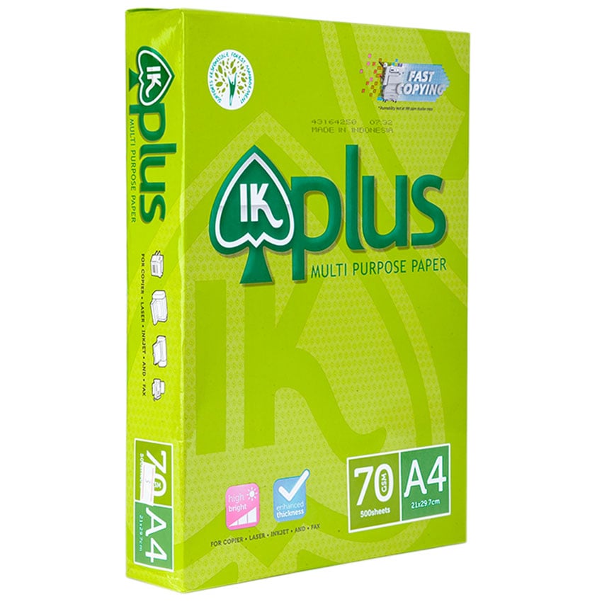 Giấy A3 A4 văn phòng các loại (70 & 80gsm) DOUBLE A; PAPER ONE, EXCEL, IK PLUS, IDEA, ....